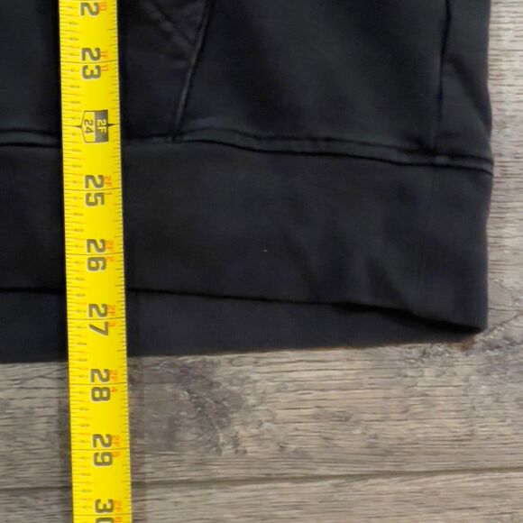 AllSaints Gold Embroidery 20 XXXX Black Heavy Duty Hoodie - Men's Large - Picture 6 of 6